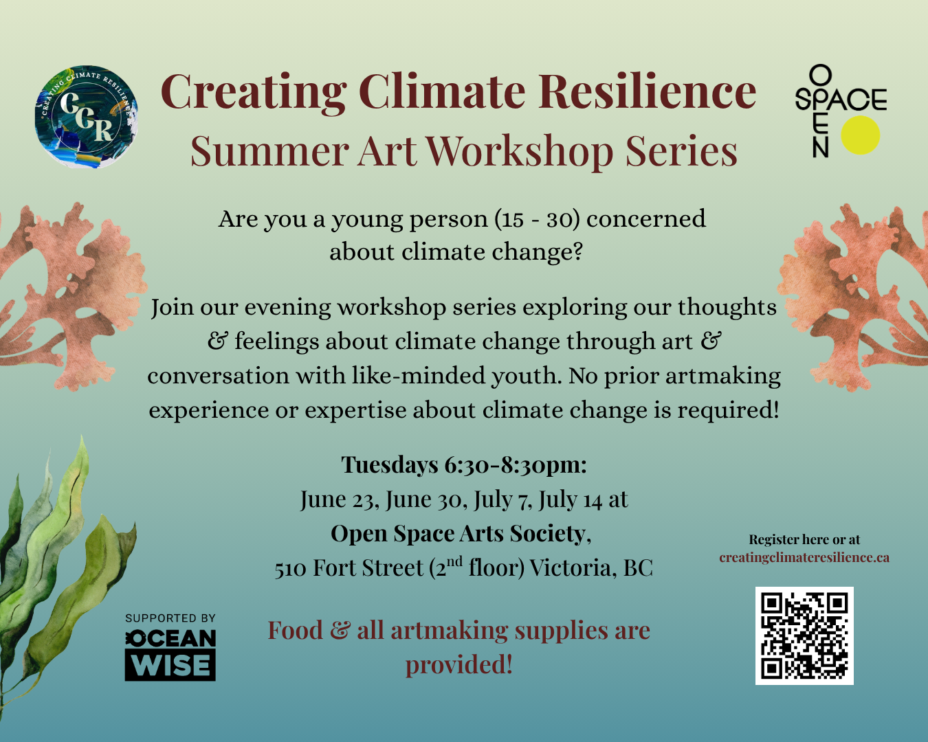 Creating Climate Resilience Summer Art Workshop Series