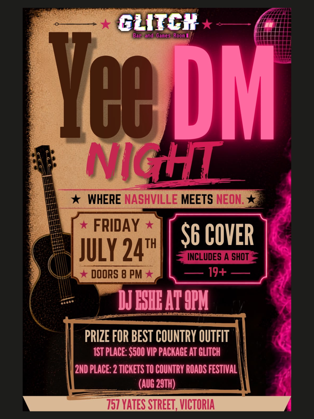 YeeDM Night at GLITCH 