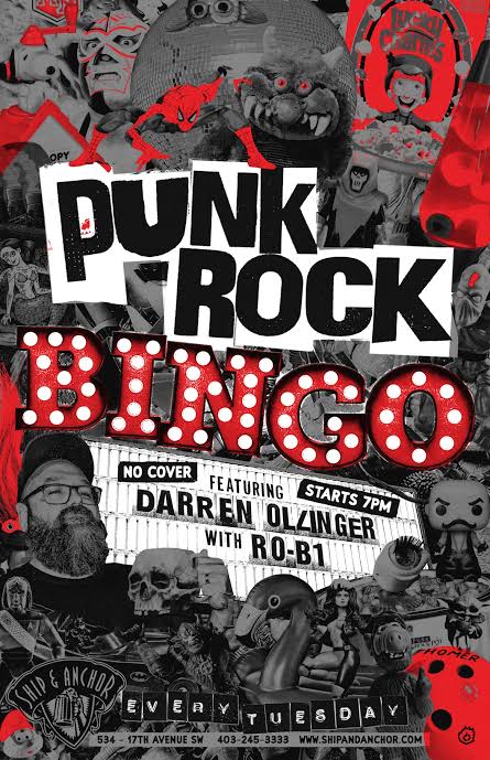 PUNK ROCK BINGO!!!