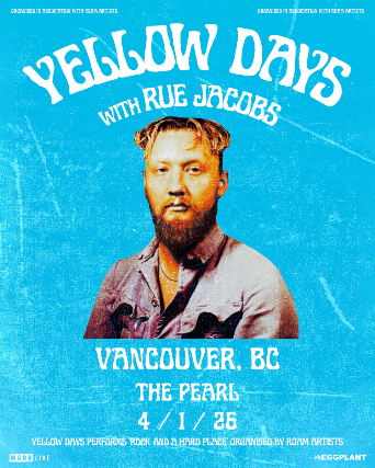 Yellow Days: Rock And A Hard Place Tour w/ Rue Jacobs at The Pearl