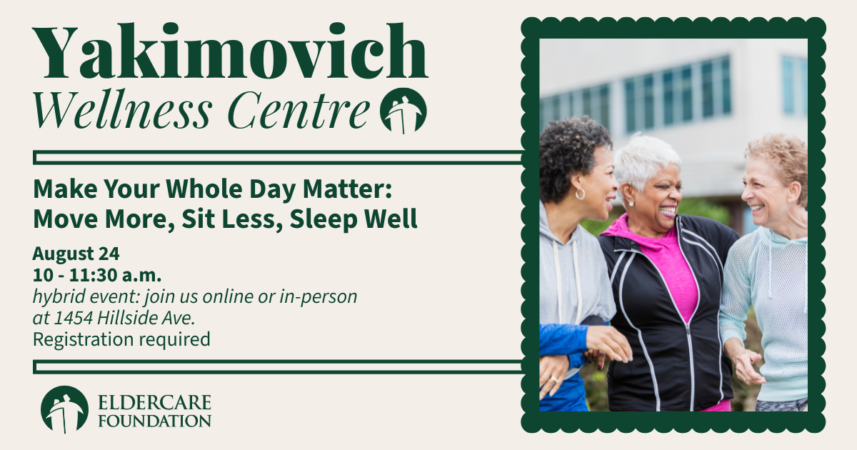 Make Your Whole Day Matter: Move More, Sit Less, Sleep Well