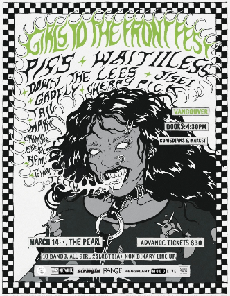 GIRLS TO THE FRONT FESTIVAL ft. Piss | WAIT//LESS | Down the Lees | JISEI | Gadfly | Cherry Pick | Tall Mary | Crimson Funeral | Semi | Ghost Teeth at The Pearl