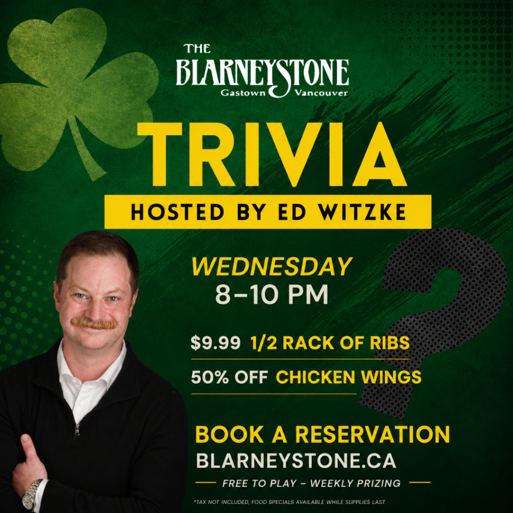 Trivia hosted by Ed