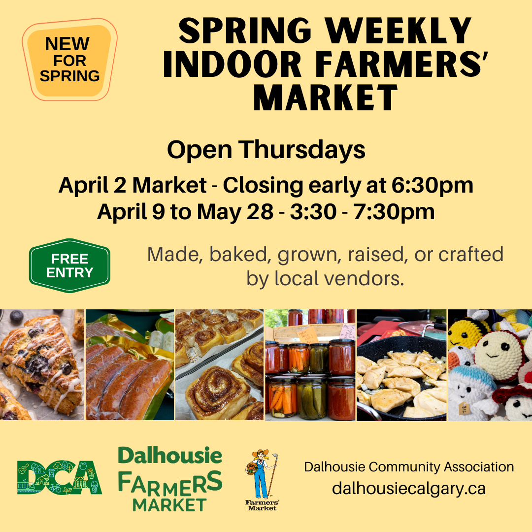 Dalhousie Spring Weekly Indoor Farmers' Markets
