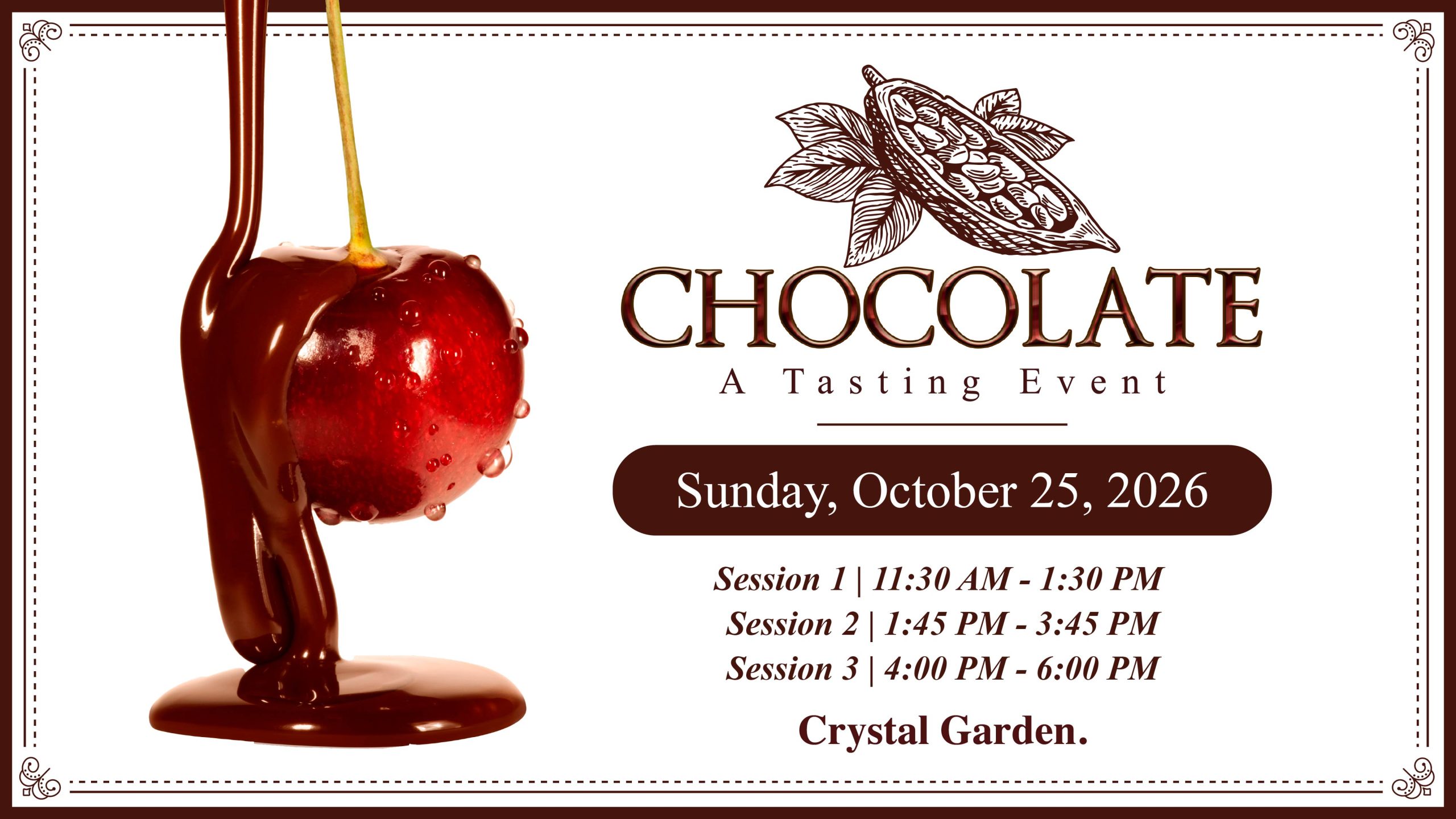 Chocolate: A Tasting Event