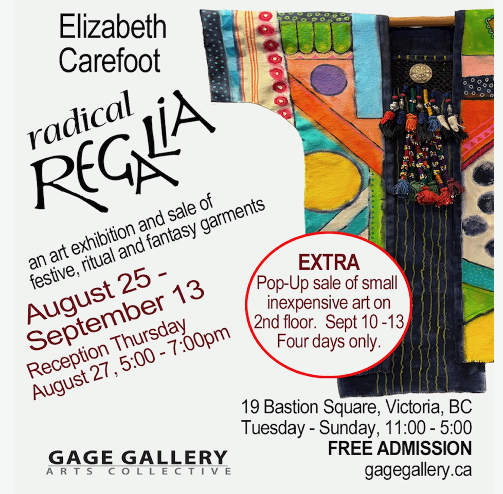 Radical Regalia: Elizabeth Carefoot at Gage Gallery