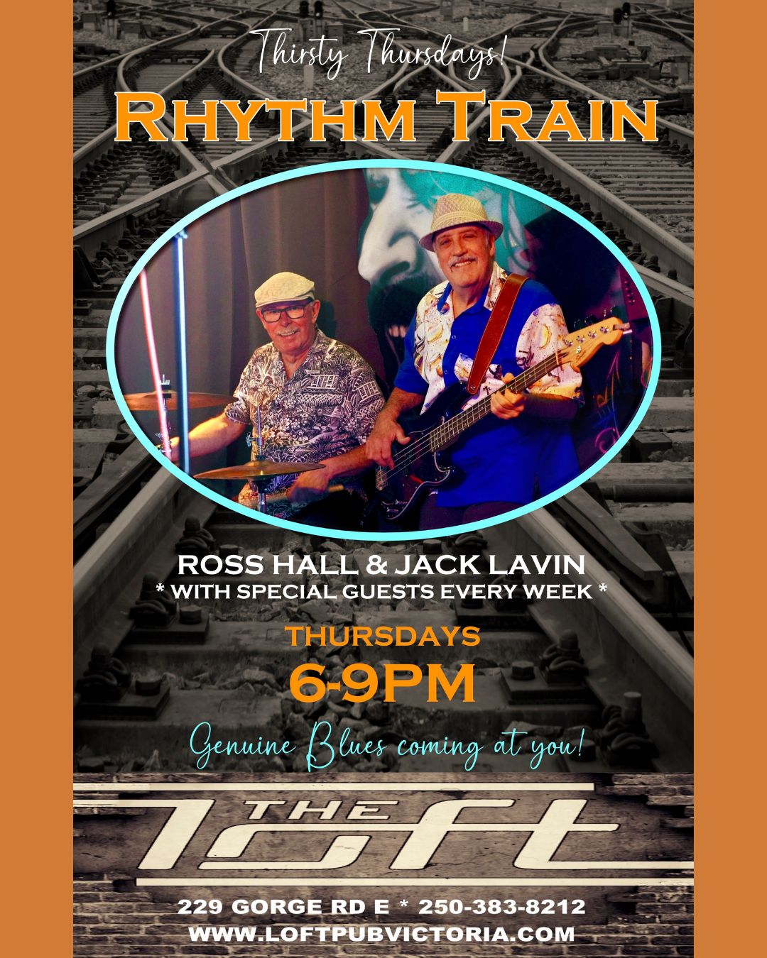 Rhythm Train at The Loft Pub * 229 Gorge Rd. E.