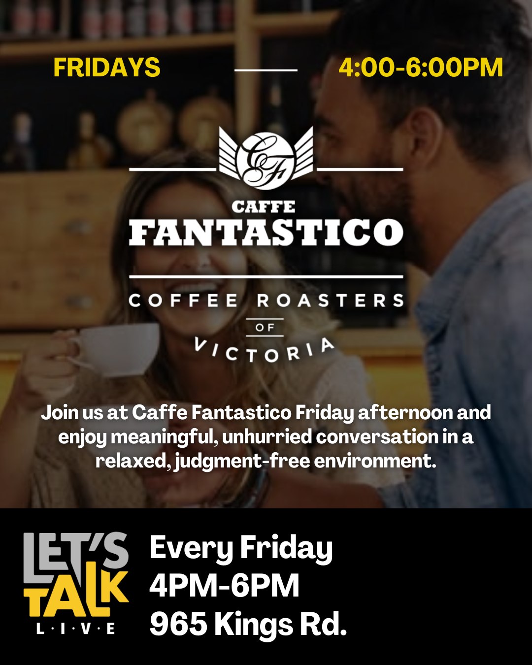 Let's Talk Live: Friday Evening Conversation and Connection
