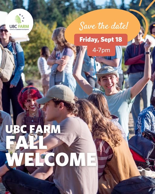 UBC Farm Fall Welcome