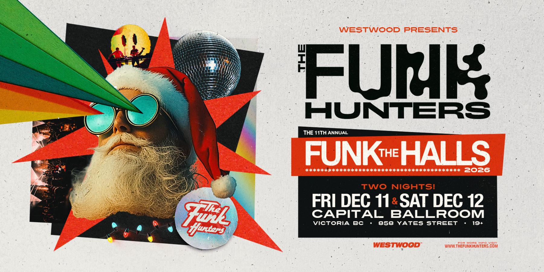 The Funk Hunters - Funk The Halls 2026 Tour