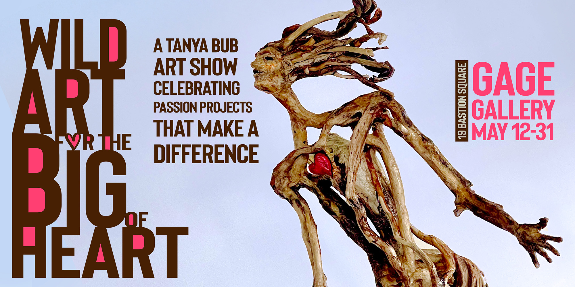 WILD ART FOR THE BIG OF HEART: A Tanya Bub sculpture show celebrating local passion projects that make a difference
