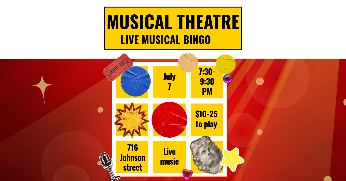 Musical Theatre live musical bingo