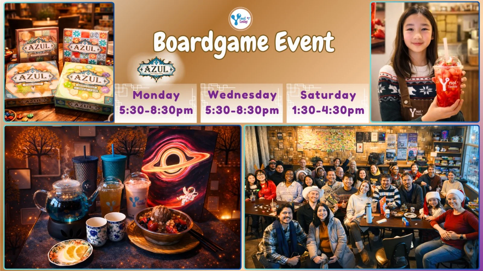 Calgary Board Game Event. Y Not Today