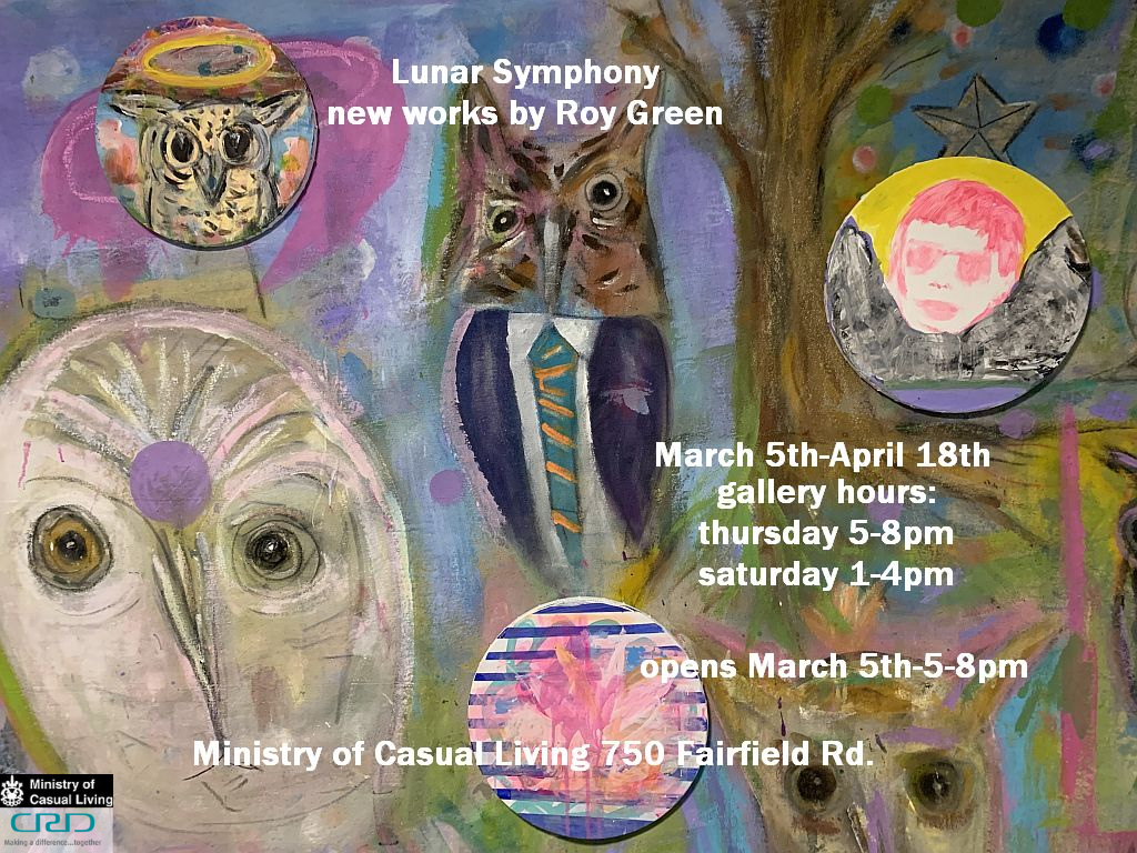 "Lunar Symphony": A Solo Exhibition by Roy Green at 750 Fairfield Rd.