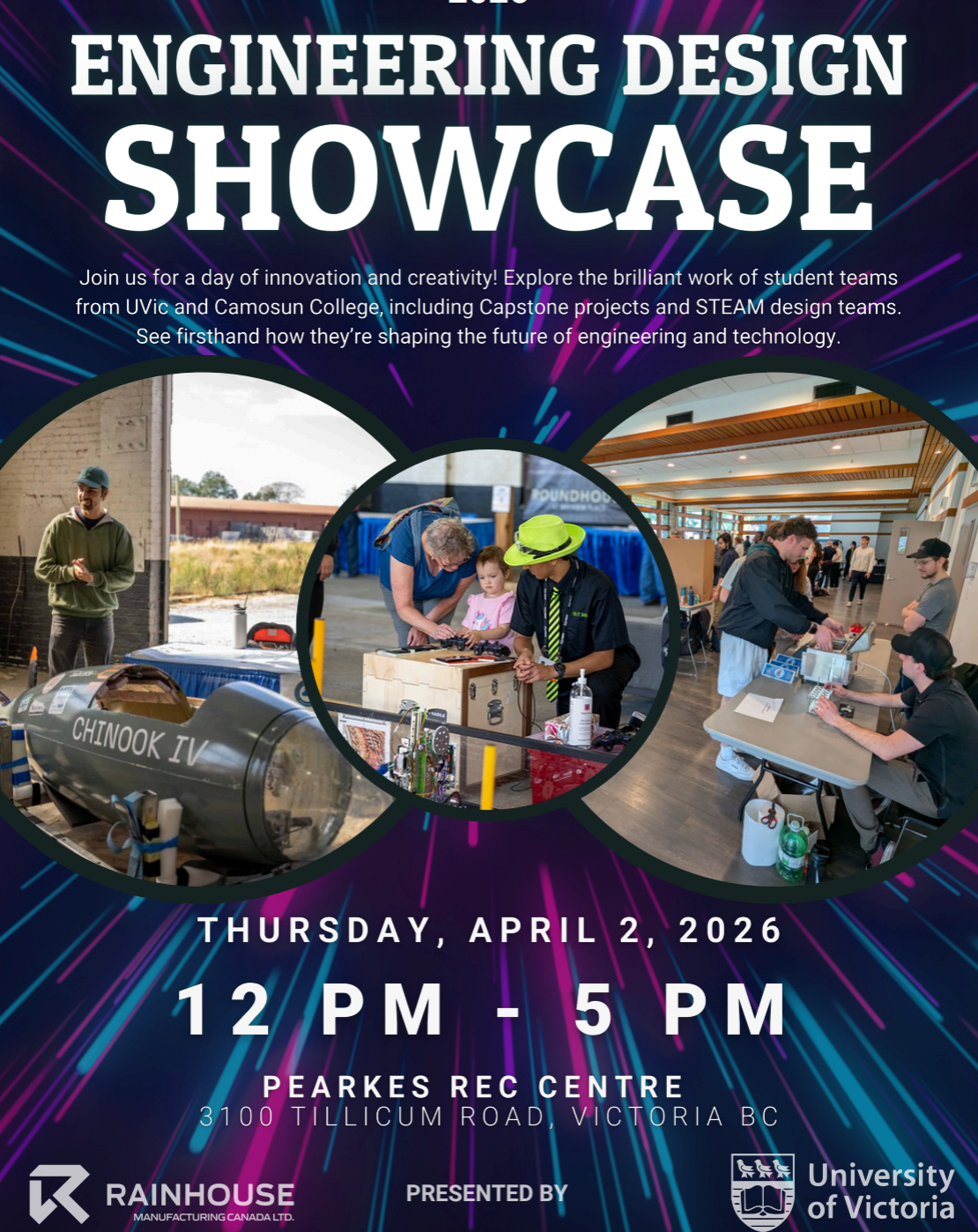 Engineering Design Showcase at Pearkes Recreation Centre