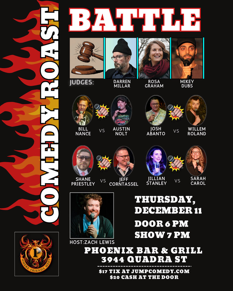 Comedy Roast Battle  at 3944 Quadra Street