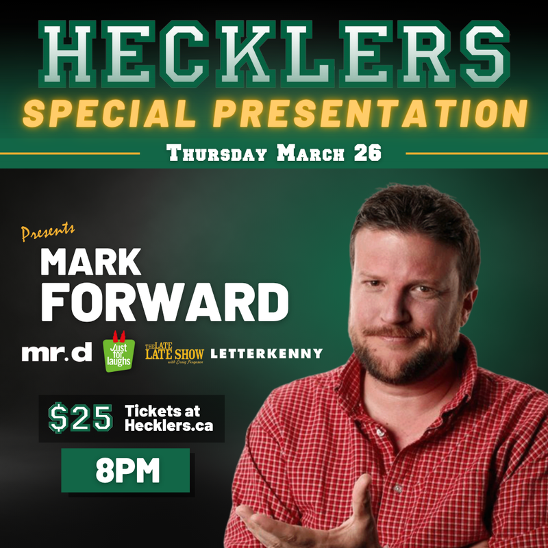 Hecklers Presents: Mark Forward at Hecklers Bar and Grill