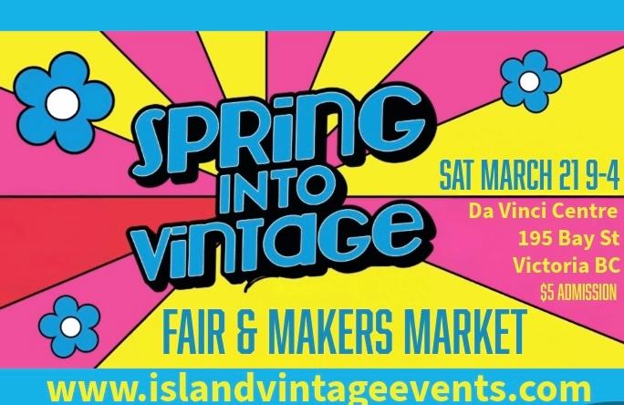 Sponsored Event: Spring Into Vintage Fair & Makers Market Plus a performance by the Atomic Cocktail Duo.