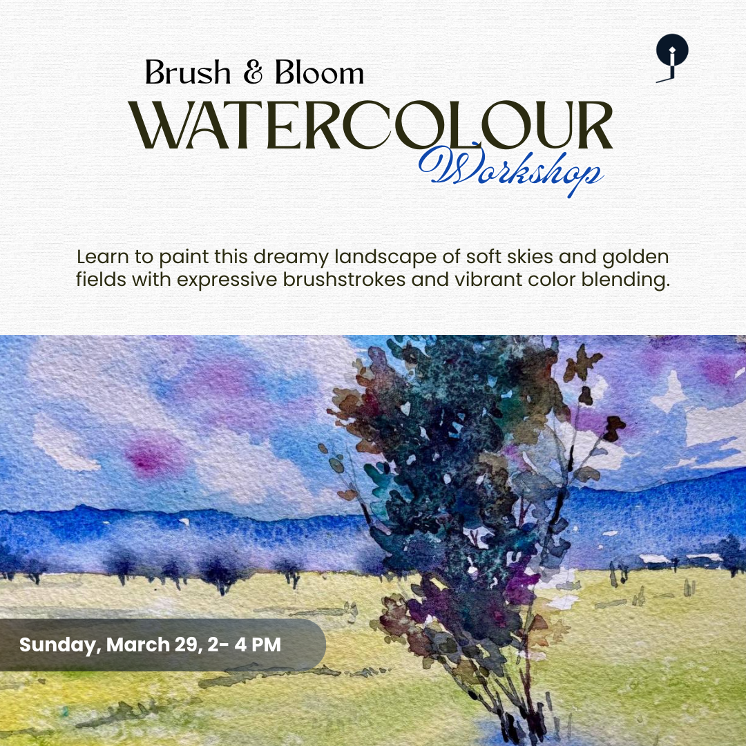 Brush and Bloom: Watercolour Workshop at Zameen Art House