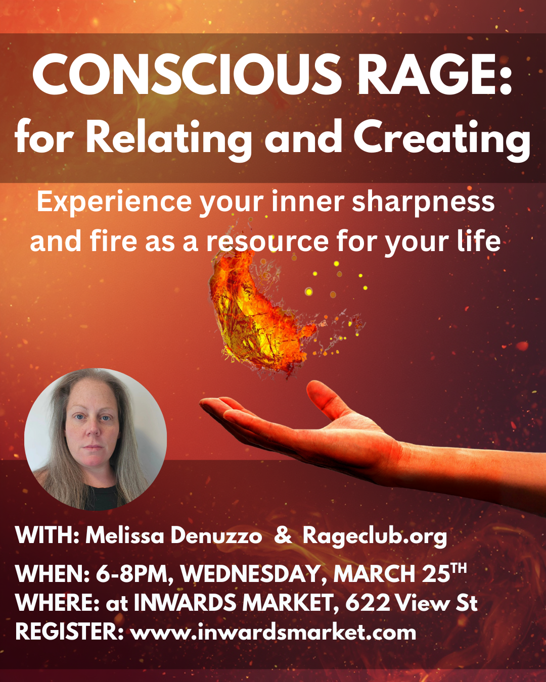 Conscious Rage Workshop at 622 View St