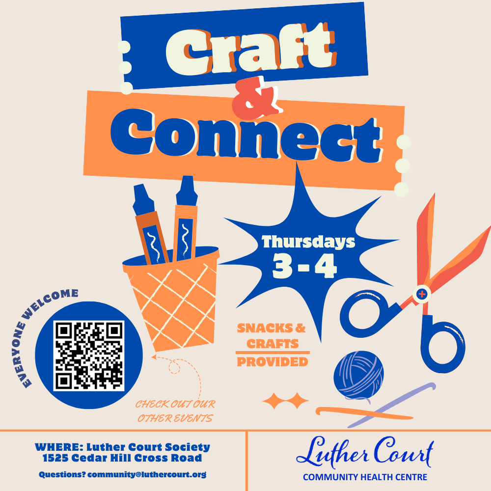 Community Craft & Connect at Luther Court Society 