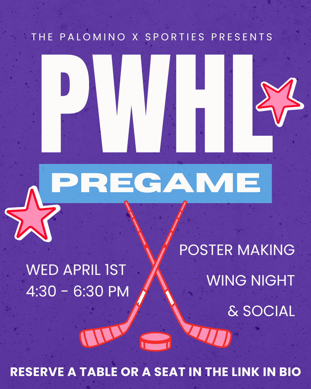 Pregame PWHL Takeover Tour