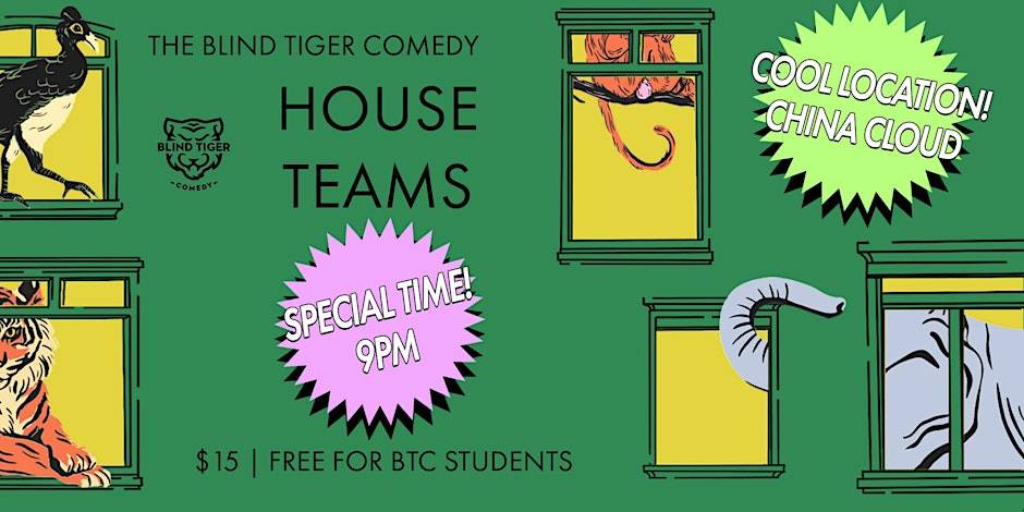 House Teams Comedy Show at China Cloud Studios