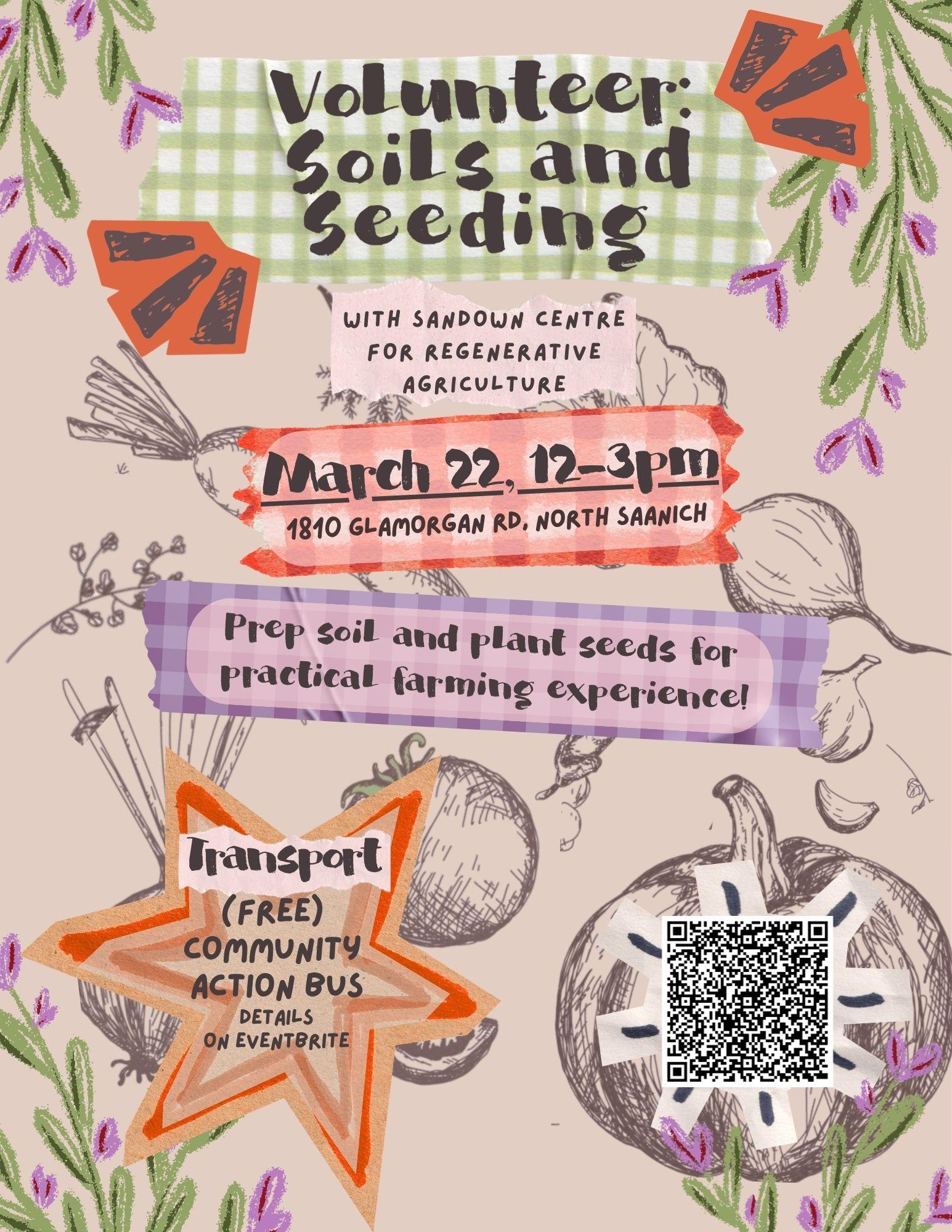 Soils and Seeding at Sandown Centre!  at Sandown Centre For Regenerative Agriculture 