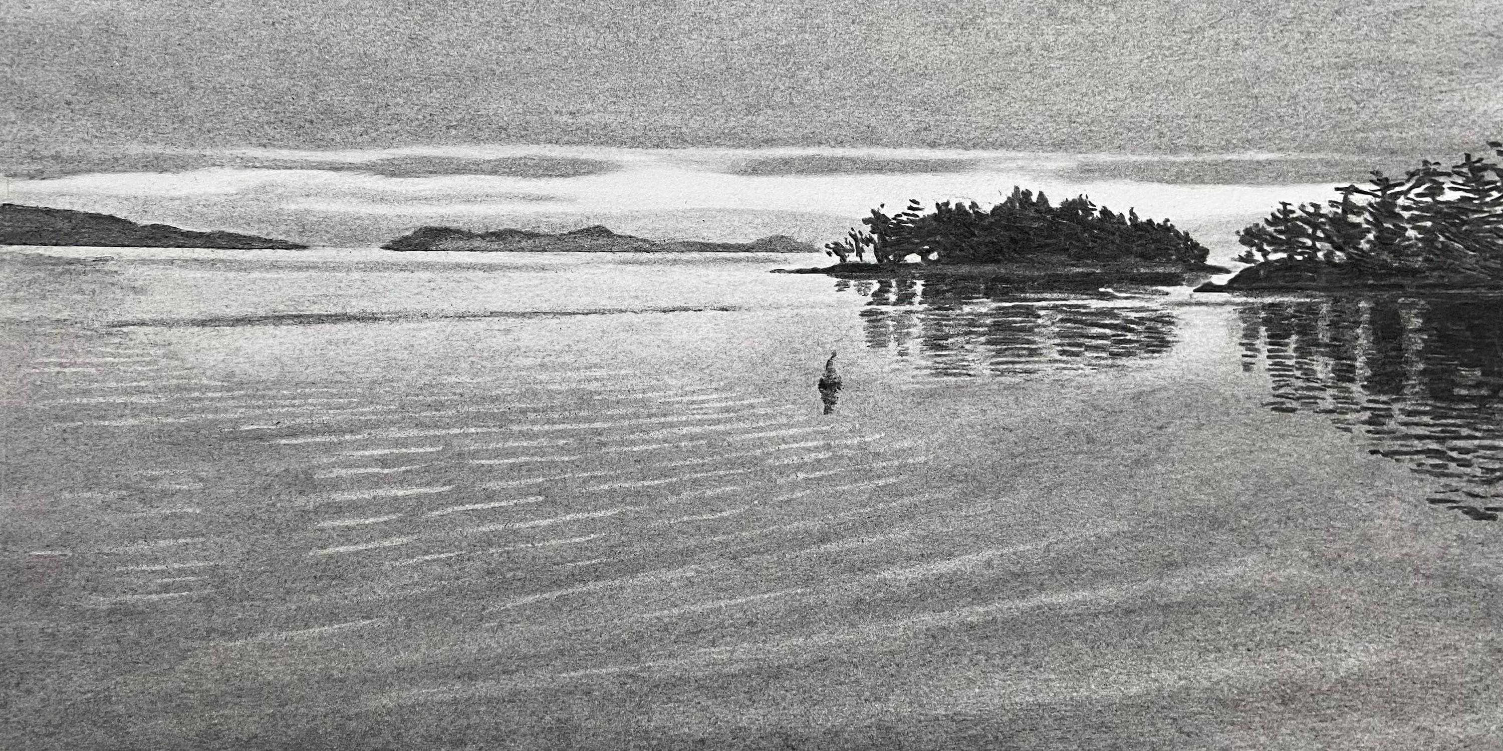 Fermata: Charcoal drawings by Liz Charsley