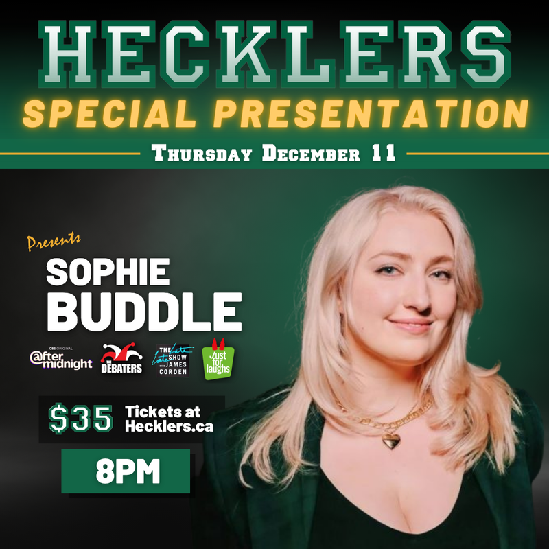 Hecklers Presents: Sophie Buddle at Hecklers Bar and Grill