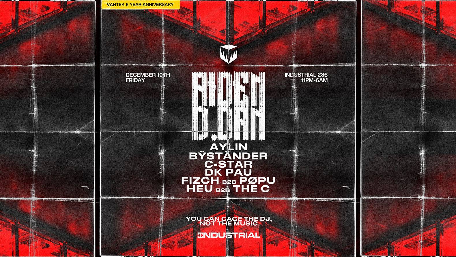 THE CAGE PROJECT: AIDEN + D.DAN AYLIN, BYSTANDER, C-STAR, DK PAU, FZCH B2B POPU, HEU B2B THE C at 236 Clark Dr, Vancouver, BC, V5L 3H3