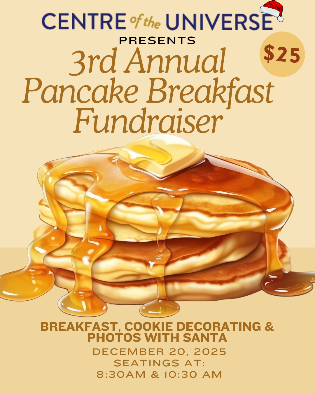Centre of the Universe's 3rd Annual Pancake Breakfast at Centre of the Universe