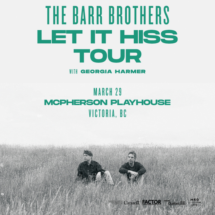 MRG LIVE PRESENTS THE BARR BROTHERS at McPherson Playhouse
3 Centennial Square
Victoria