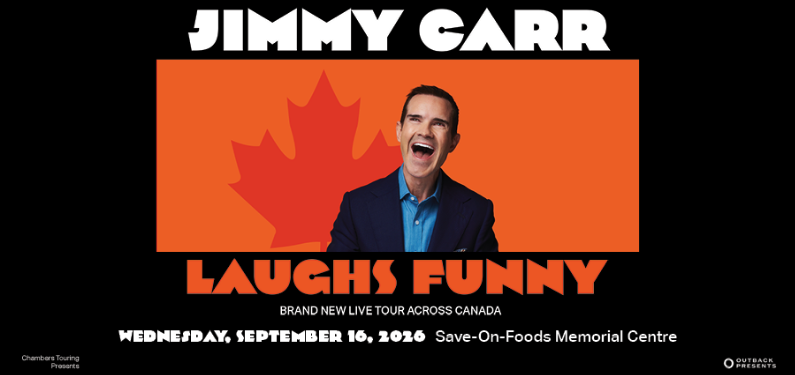 Jimmy Carr  at Save-On-Foods Memorial Centre