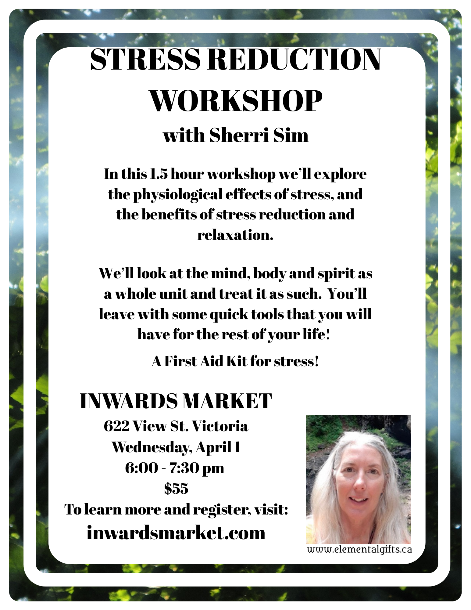 Stress Reduction Workshop at 622 View St