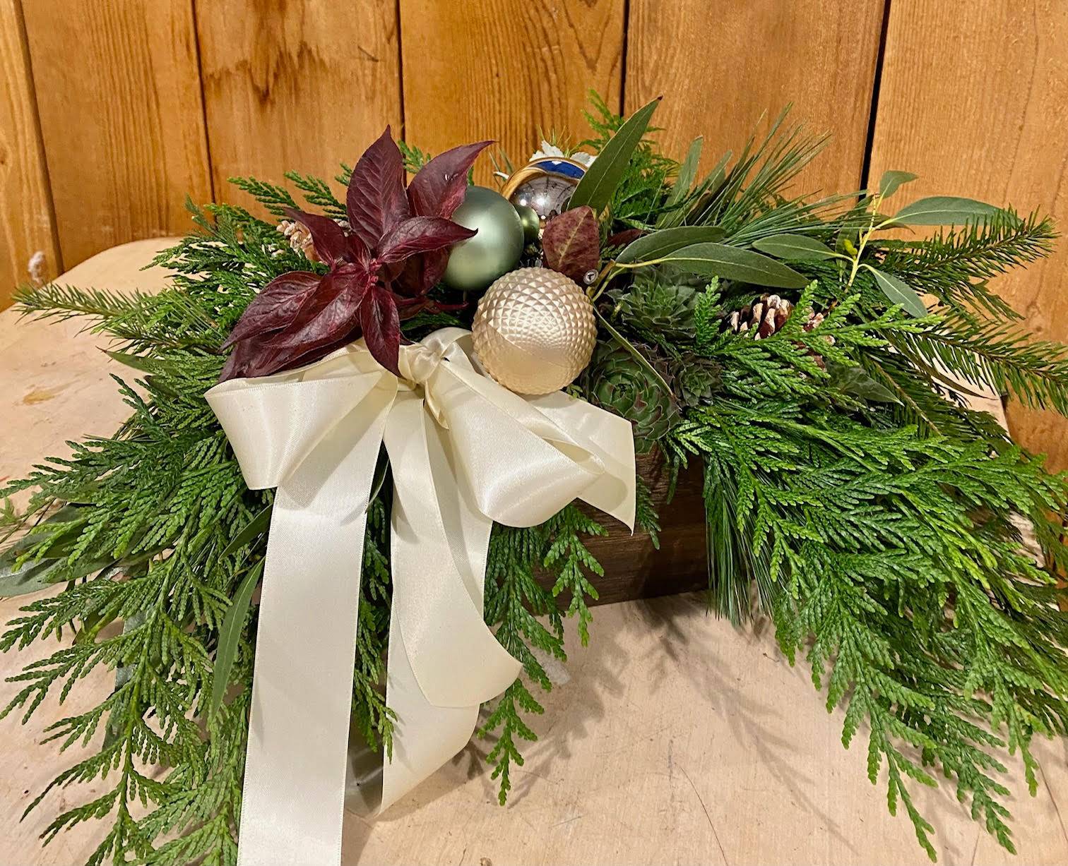 Christmas Centerpiece Workshop at Patio Gardens - 6536 West Saanich Rd 