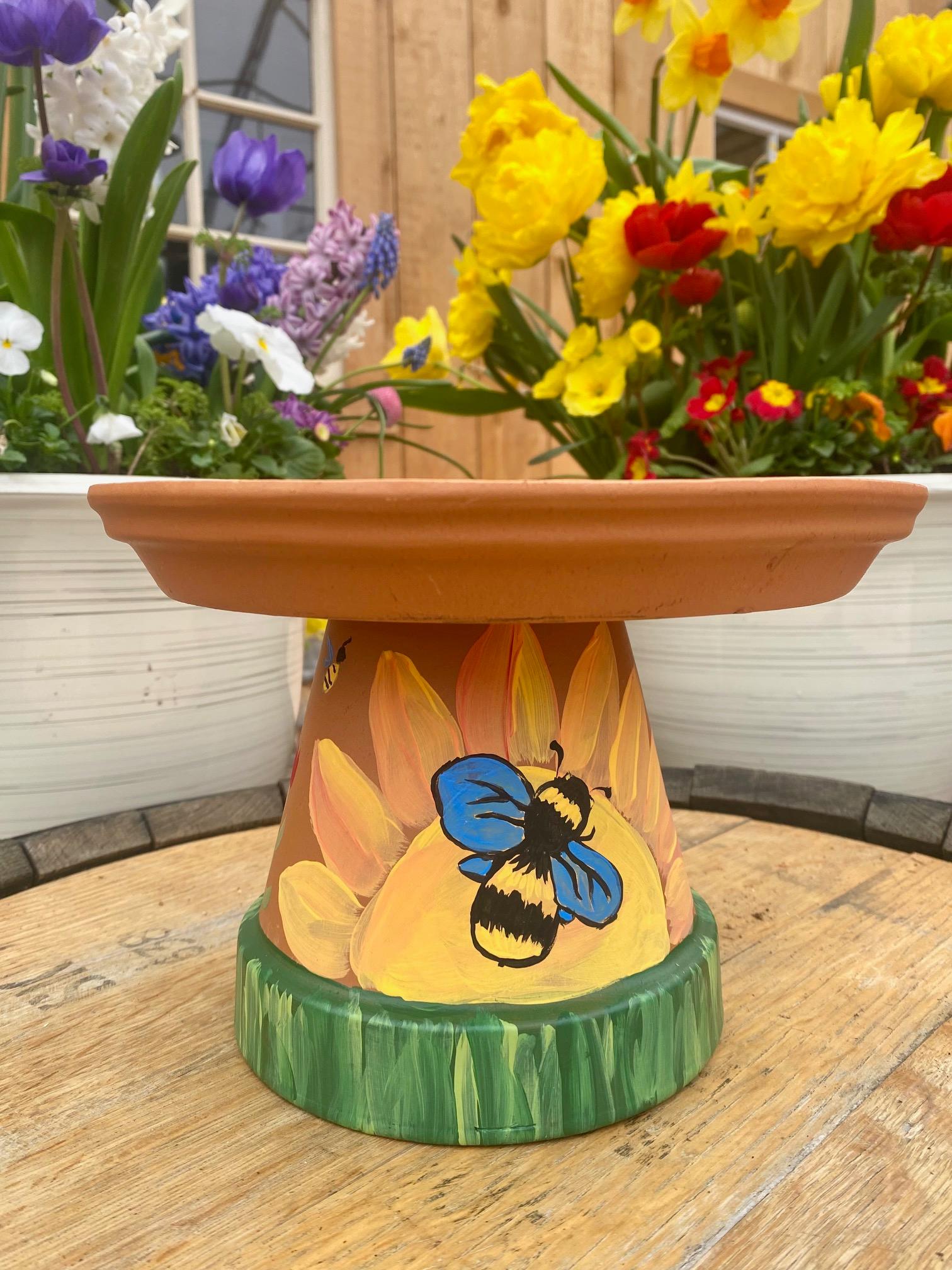 A Sip for the Bees: Terracotta Art Workshop at Patio Gardens - 6536 West Saanich Rd.