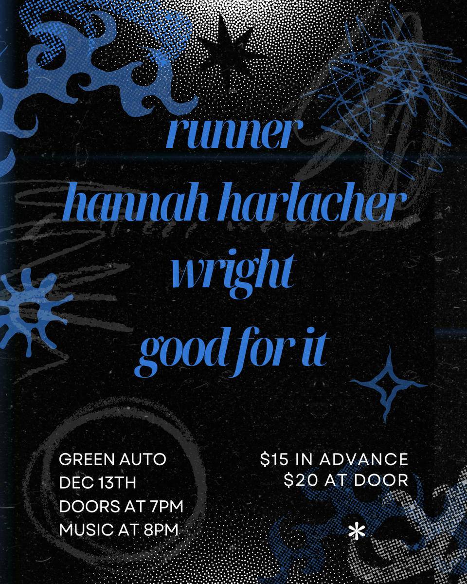 Runner, Hannah Harlacher, Wright, Good for it at Green Auto