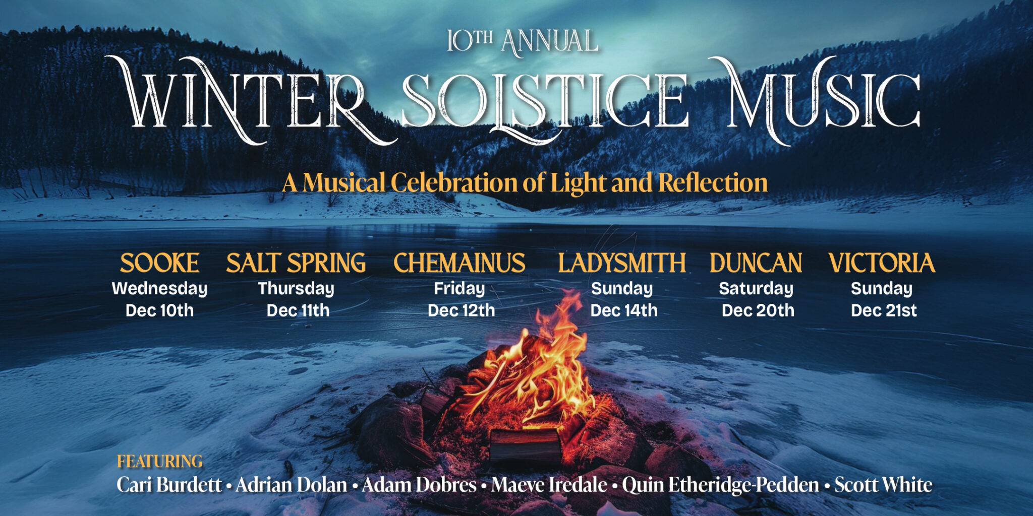 Winter Solstice Music 10th Annual Tour at James Bay United, 511 Michigan St