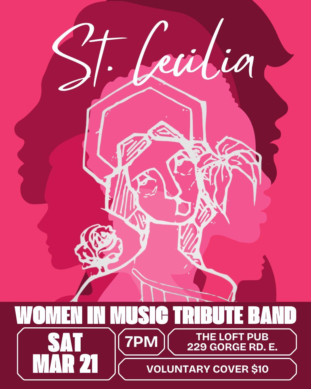 St. Cecilia * Women in Music Tribute Band at The Loft Pub * 229 Gorge Rd. E.