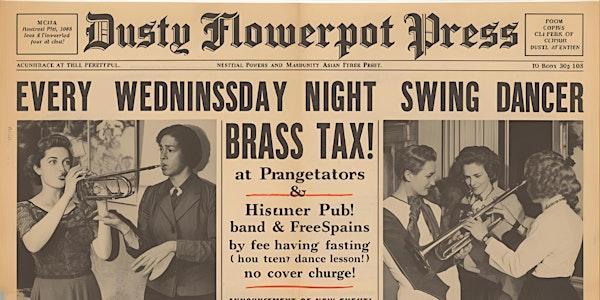 BRASS TAX live band dance drink food pool at the PRINCETON PUB EVERY WED