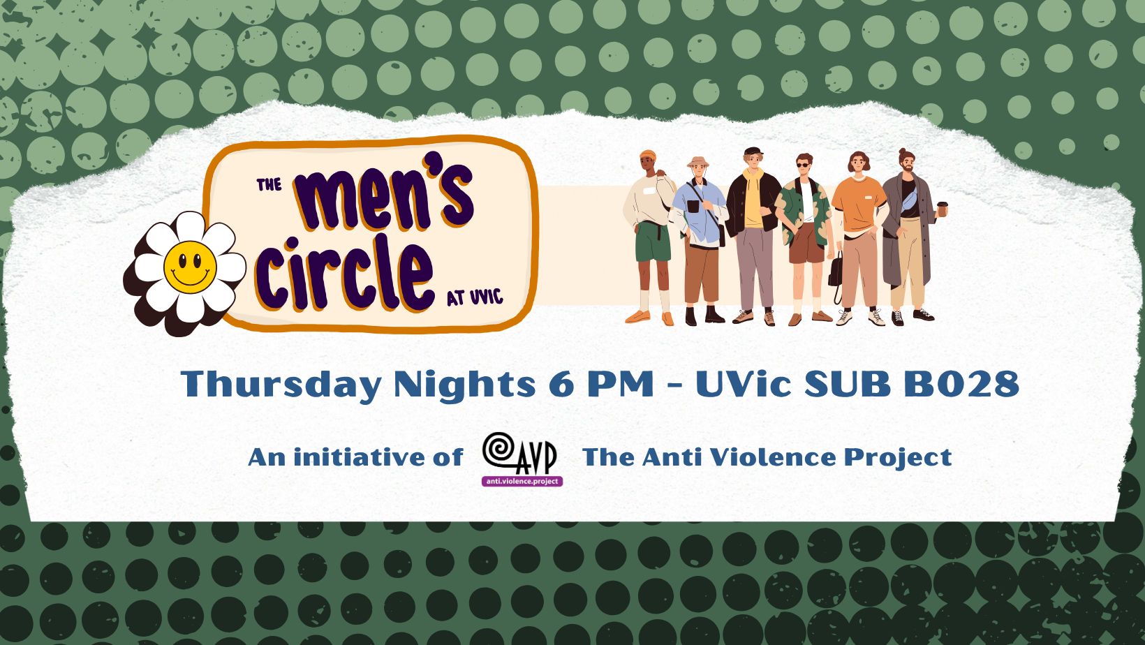 Men's Circle at UVic at UVic Student Union BUilding Room B028