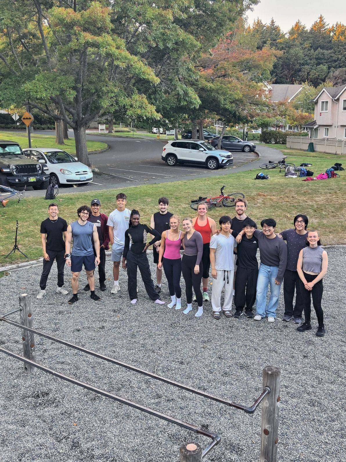Group Calisthenics Workshop at Lam Cir Park