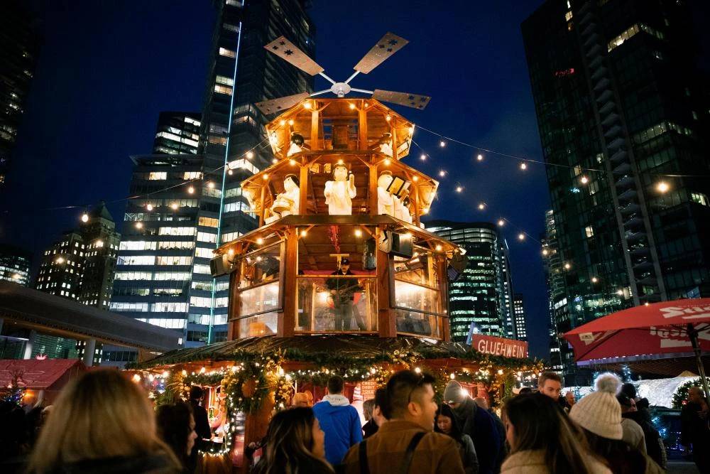 Vancouver Christmas Market at Jack Poole Plaza