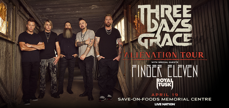 Three Days Grace at Save-On-Foods Memorial Centre