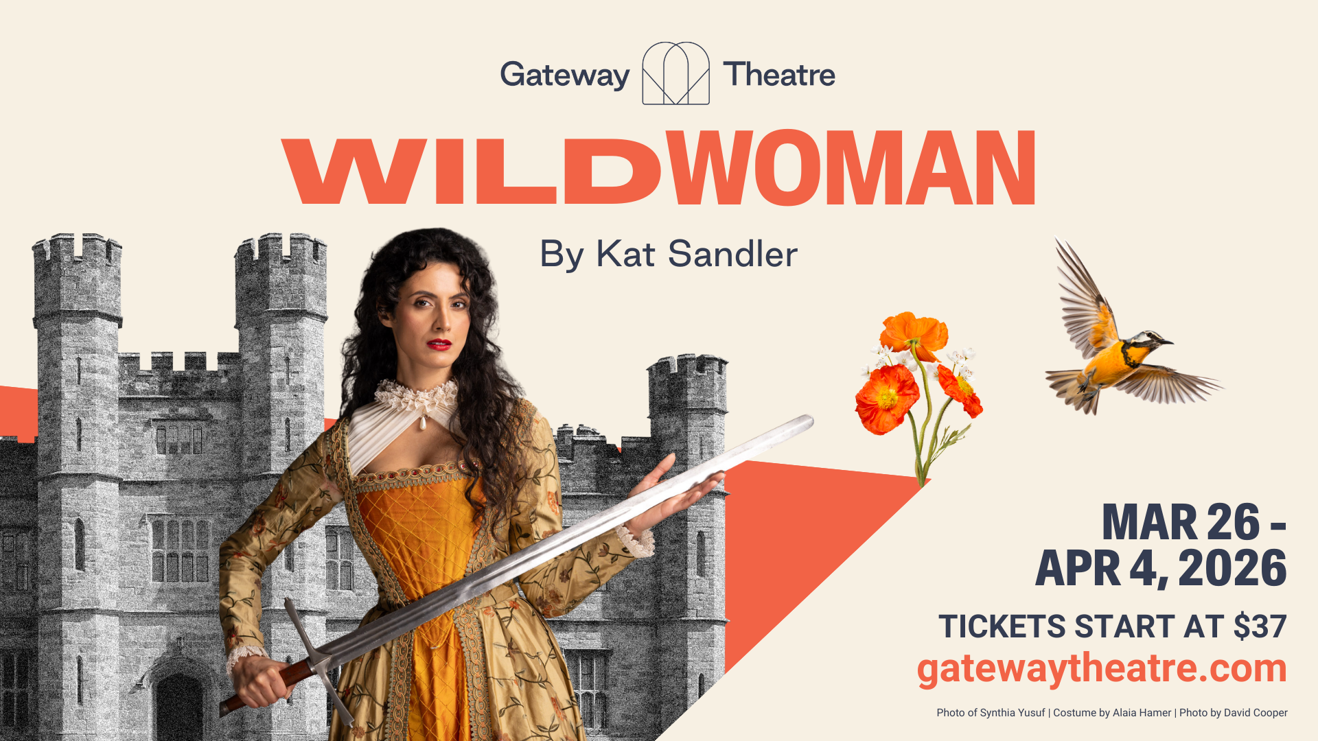 Wildwoman at Gateway Theatre 6500 Gilbert Road, Richmond, BC V7C 3V4
