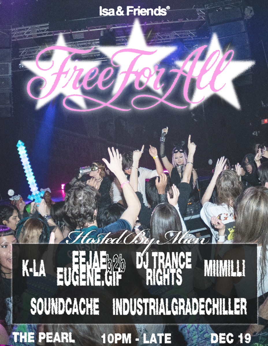 Isa & Friends x The Pearl present FREE FOR ALL at The Pearl